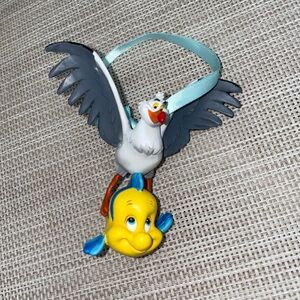 Disney Disney Flounder and Scuttle Sketchbook Ornament – The Little Mermaid